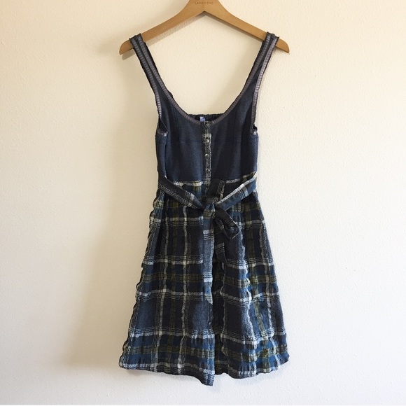 Free People Dresses & Skirts - Free People Plaid Wool Dress